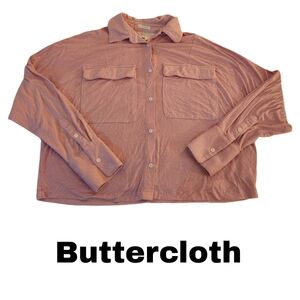 Buttercloth Stretchy  Oversize  Women's Sweatshirt Small